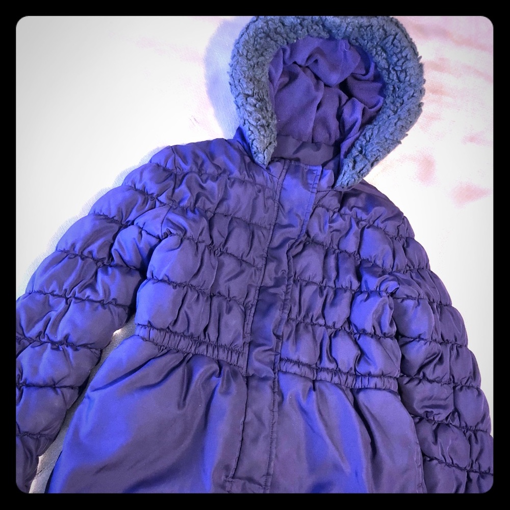Girls Purple Winter Coat